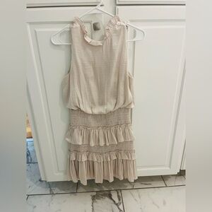 She+Sky ruffle high neck dress
